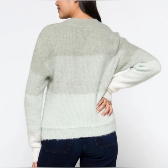 SOLD! FINAL price drop!! NWT Free People Autumn Sky Color Block Pullover - Picture 3 of 4
